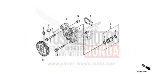 CARTER MOTEUR CRF250RLAJ de 2018